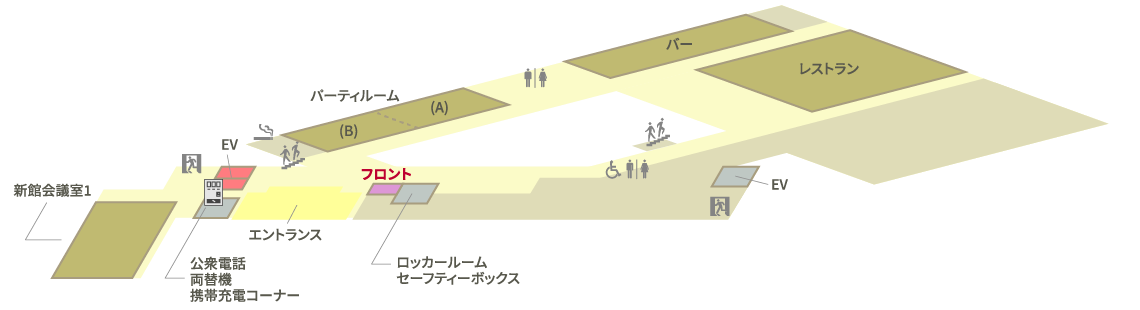 1F Entrance Floor map
