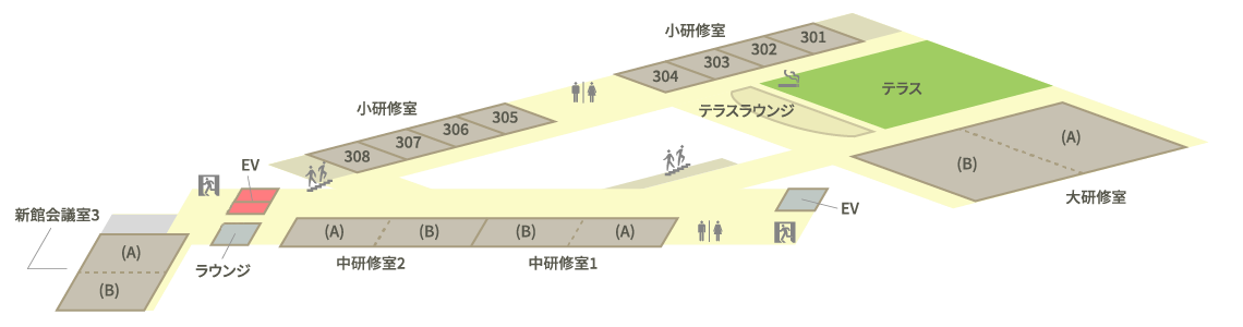 3F Seminar Floor map