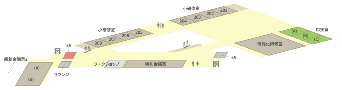 2F Seminar Floor map