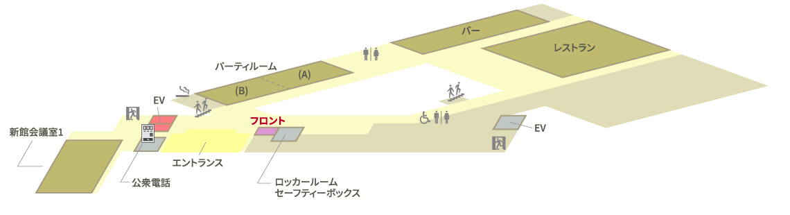 1F Entrance Floor map