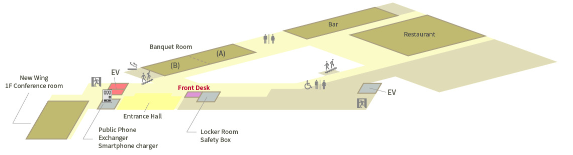 1F Entrance Floor map